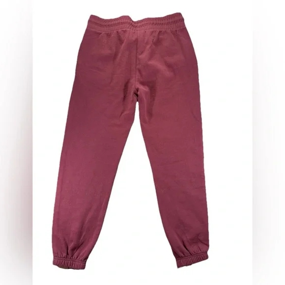 Peanuts Snoopy Sweatpants Women's Small Burgundy Joggers Lounge Pants Cartoon - Picture 3 of 5